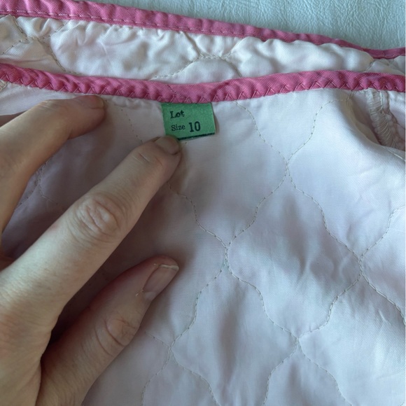 Vintage Quilted floral blouse - pink and white - XS (vintage 10) - Picture 9 of 9